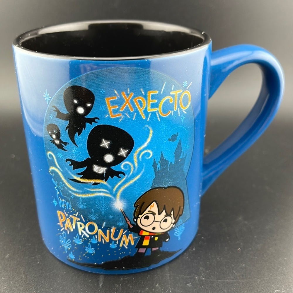 Harry Potter Expecto Patronum Blue Coffee/Tea 14 oz. Mug